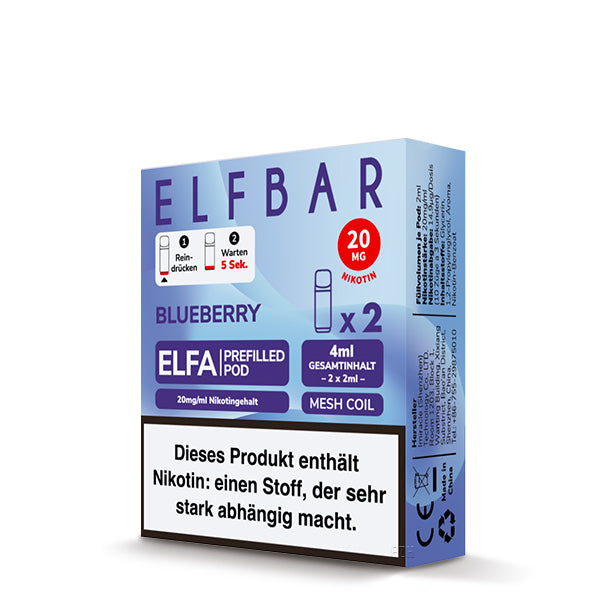 ELFBAR - ELFA Pod Blueberry - Hype Trade GmbH B2B